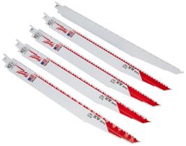 Pacote com 5 Sawall Blade Milwaukee The AX de 12 polegadas 5/8 TPI