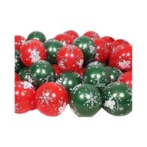 Pacote Com 50 Balões De Natal Para Decoração De Festas E Arranjos De Cena Natalina Pacote Com 50 Balões De Natal Para Decoração De Festas E Arranjos De Cena Natalina