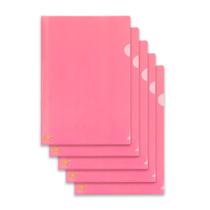 Pacote com 50 Pastas L Organizadoras Escritório Material Escolar e Projetos - DAC