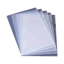 Pacote Com 50 Pastas Plásticas Em PVC Impermeáveis Em Formato L E Envelopes Retangulares Para