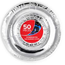 (Pacote com 50) Revestimentos redondos descartáveis para queimadores de gás abastecem sua casa