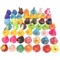 Pacote com 50 Rubber Ducks Kangaroo, sortido para brinquedos de banho para bebês