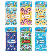 Pacote com 6 adesivos Just For Laughs Dr. Stinky Scratch N Sniff