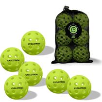 Pacote com 6 bolas de ciclotron Pickleball Premium aprovado pela USAP