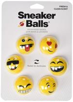 Pacote com 6 bolas de tênis com desodorizante de sapatos Emoji Sof Sole Pacote com 6 bolas de tênis com desodorizante de sapatos Emoji Sof Sole