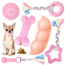 Pacote com 6 Chew Toys Petcare para dentição de cachorros Yorkie