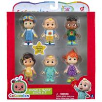 Pacote com 6 Figuras do CocoMelon - Amigos e Família Pacote com 6 Figuras do CocoMelon - Amigos e Família
