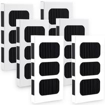 Pacote com 6 filtros de ar de reposição para refrigerador compatíveis Pacote com 6 filtros de ar de reposição para refrigerador compatíveis