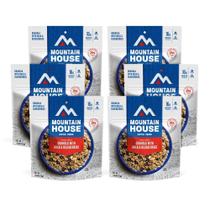 Pacote com 6 granola Food Mountain House com leite e mirtilos