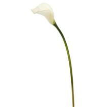 Pacote com 6 lírios de calla brancos artificiais Vickerman