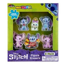 Pacote com 6 Mini Figure Erasers Stitch Surprise Back to School