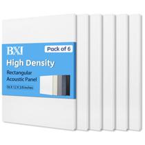 Pacote com 6 painéis acústicos de alta densidade com absorvedor de som BXI