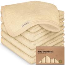 Pacote com 6 panos de banho para bebês KeaBabies, 25 x 25 cm, bambu macio Pacote com 6 panos de banho para bebês KeaBabies, 25 x 25 cm, bambu macio