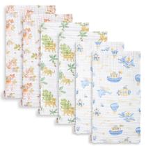 Pacote com 6 panos Maliton Baby Burp, 51x25 cm, algodão de 6 camadas