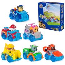 Pacote com 6 pilotos Toy Paw Patrol Pup Squad com Chase, Marshall e Skye Pacote com 6 pilotos Toy Paw Patrol Pup Squad com Chase, Marshall e Skye