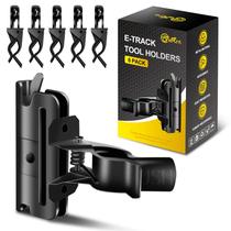 Pacote com 6 porta-ferramentas E-Track para organização de reboques fechados
