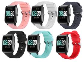 Pacote com 6 pulseiras compatíveis com o relógio inteligente Fitpolo ID205L Pacote com 6 pulseiras compatíveis com o relógio inteligente Fitpolo ID205L