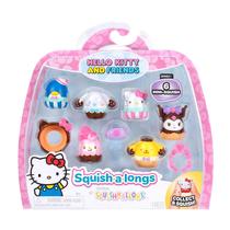 Pacote com 6 sorvetes Toy Squish-a-Longs Hello Kitty and Friends