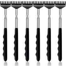 Pacote com 6 unidades portáteis de metal extensível Back Scratcher Yexixsr