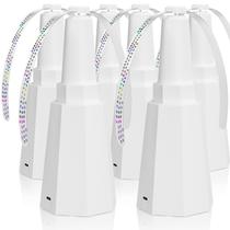 Pacote com 6 ventiladores Fly recarregáveis para mesas de até 10 horas, brancos