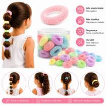 Pacote Com 60 Xuxinha Cabelo / Elastico / Rábico / Liguinha Pacote Com 60 Xuxinha Cabelo / Elastico / Rábico / Liguinha