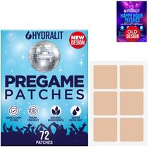 Pacote com 72 adesivos para ressaca Hydralit Happy Hour Party Aid
