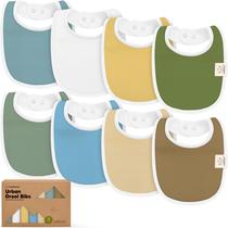 Pacote com 8 babadores orgânicos KeaBabies, macios absorventes, 0-24M Pacote com 8 babadores orgânicos KeaBabies, macios absorventes, 0-24M