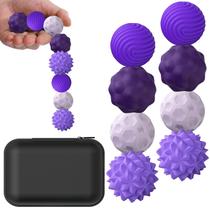 Pacote com 8 bolas magnéticas de silicone Fidget Balls BUSOHA para alívio do estresse Pacote com 8 bolas magnéticas de silicone Fidget Balls BUSOHA para alívio do estresse