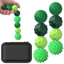 Pacote com 8 bolas magnéticas de silicone Fidget Balls BUSOHA para alívio do estresse Pacote com 8 bolas magnéticas de silicone Fidget Balls BUSOHA para alívio do estresse