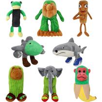 Pacote com 8 brinquedos de pelúcia Tung Tung Sahur Tung Sahur da TBKETR Pacote com 8 brinquedos de pelúcia Tung Tung Sahur Tung Sahur da TBKETR