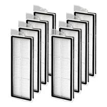 (Pacote com 8) Filtros HEPA de substituição para Roborock S8 Max Ultra