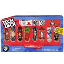 Pacote com 8 Fingerboards Tech Deck, 25º aniversário com Figure 6+