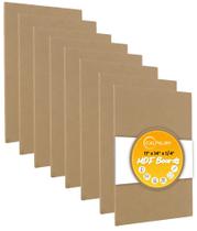 (pacote com 8) placas de MDF CalPalmy de 28 cm x 36 cm - 6 mm de espessura para artesanato (pacote com 8) placas de MDF CalPalmy de 28 cm x 36 cm - 6 mm de espessura para artesanato