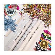 Pacote com 8 potes de festa Confetti Cannon PrimePure Pacote com 8 potes de festa Confetti Cannon PrimePure