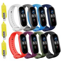 (pacote com 8) Pulseiras de reposição para Xiaomi Mi 5 e 6 com protetores (pacote com 8) Pulseiras de reposição para Xiaomi Mi 5 e 6 com protetores