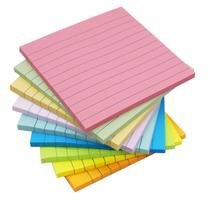 (pacote com 9) Poste forrado de notas adesivas HQCME 4x4 com linhas de 40 folhas (pacote com 9) Poste forrado de notas adesivas HQCME 4x4 com linhas de 40 folhas