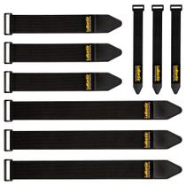 Pacote com 9 tiras de aperto LubanSir Super-Stretch (23 cm/30 cm/46 cm)