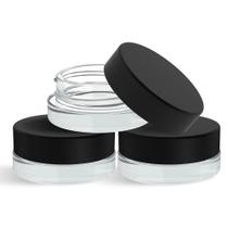(pacote com 90) Frascos de vidro SODO LOCO 7mL com tampas pretas - herméticos (pacote com 90) Frascos de vidro SODO LOCO 7mL com tampas pretas - herméticos