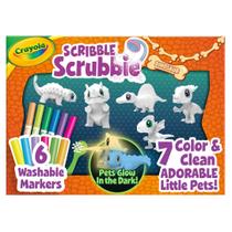 Pacote Combinado Crayola Scribble Scrubbie Pets Dinossauro Glow