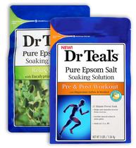 Pacote combinado de banho de sal Epsom Dr. Teal's Relax & Relief