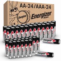 Pacote combinado de baterias Energizer AA e AAA (48 unidades) Pacote combinado de baterias Energizer AA e AAA (48 unidades)