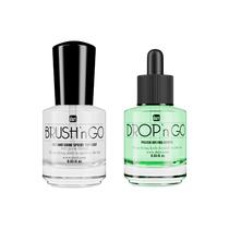 Pacote combinado de esmaltes para unhas com Brush'n Go Dry and Shine