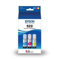 Pacote combinado de garrafas de tinta Epson 522 EcoTank Ultra-high Cap. Pacote combinado de garrafas de tinta Epson 522 EcoTank Ultra-high Cap.