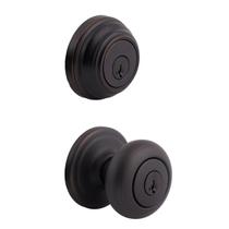 Pacote combinado de maçaneta e fechadura Kwikset Juno 99910-035 Pacote combinado de maçaneta e fechadura Kwikset Juno 99910-035
