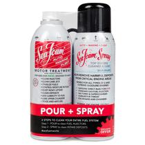 Pacote combinado de tratamento de motor e limpador de entrada Sea Foam Pacote combinado de tratamento de motor e limpador de entrada Sea Foam