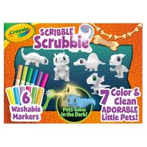 Pacote combinado Toy Crayola Scribble Scrubbie Pets Dinosaur Glow