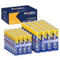 Pacote Combo de Pilhas PKCELL AA e AAA 48 Unidades 1,5V Carbono Pacote Combo de Pilhas PKCELL AA e AAA 48 Unidades 1,5V Carbono