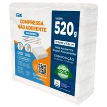 Pacote Compressa Gaze Não Aderente TNT Hospitalar 520 gramas