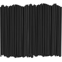 Pacote confortável de agitadores/canudos, 1000 unidades, 12,7 cm, plástico preto