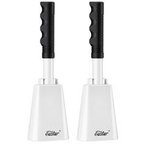 Pacote Cow Bell Eastar com 2 alças para eventos esportivos, branco